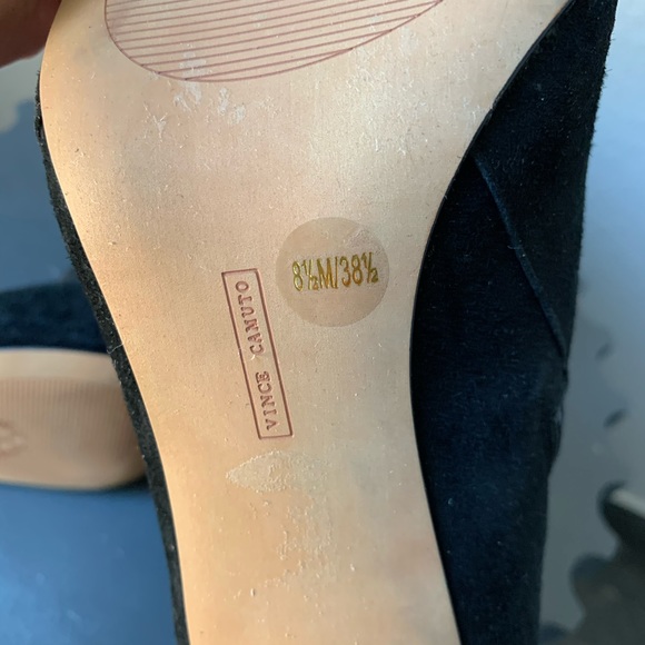 $65🔥black suede Vince Camuto boots size 8.5US - Picture 6 of 7